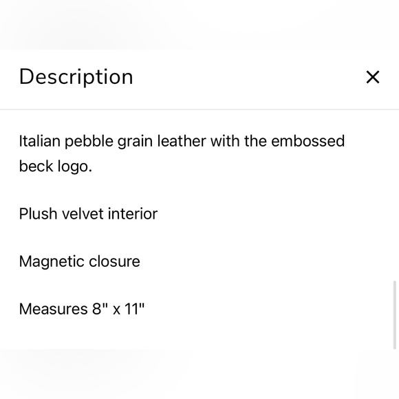 Beck Leather Tablet Case - Picture 4 of 8